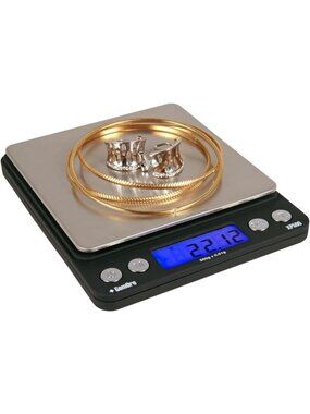 Precision Pocket Jewelry Scale 500g x 0.01g - Ultra-Compact Digital Weighing
